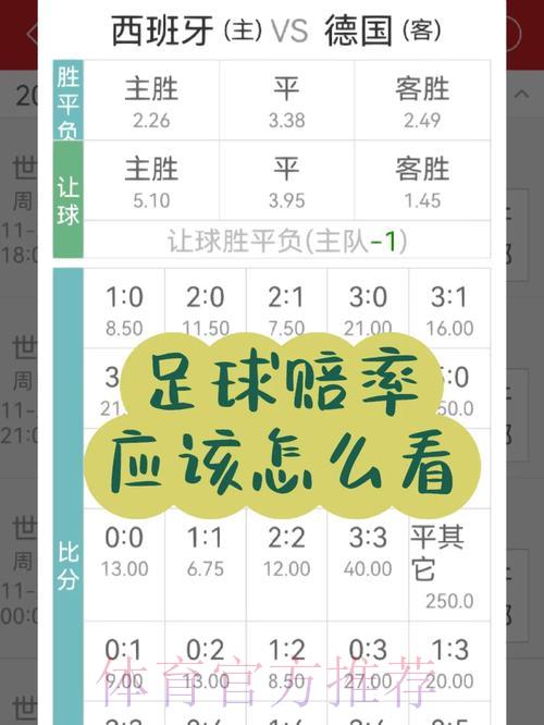 世界杯投注赔率全面解析:教你看懂赔率 世界杯投注赔率全面解析:教你看懂赔率